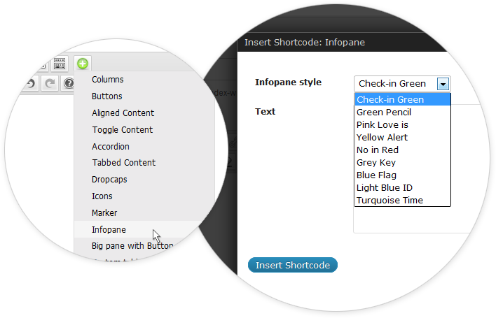 shortcodes-infopanes